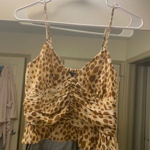 Cheetah print top